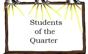 Student of the Quarter WINNERS!! - article thumnail image