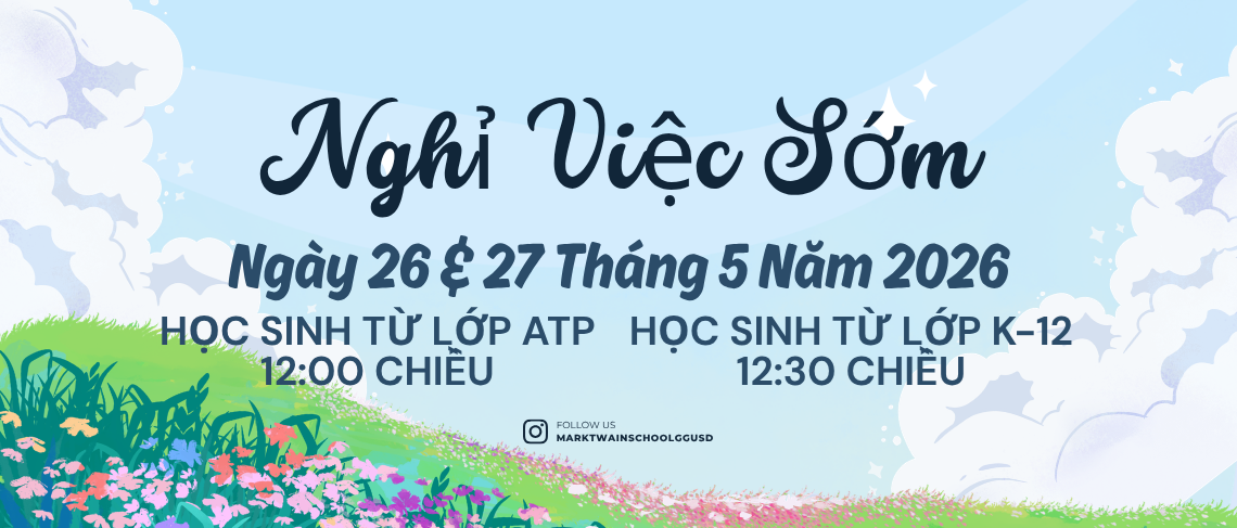 MAY 26 | Early Dismissal - Vtn